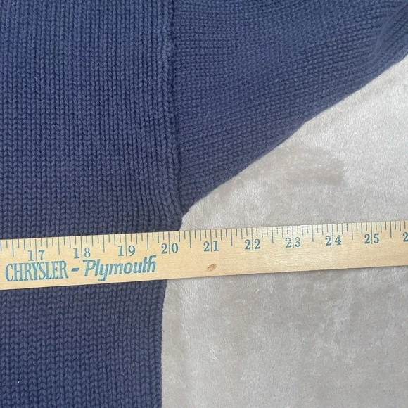 Vintage 90s‎ Eddie Bauer Argyle Crewneck Sweater  Mens Medium Blue Cottagecore - Picture 5 of 6